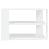 Coffee Table White 58x58x40 cm Engineered Wood - Rear View