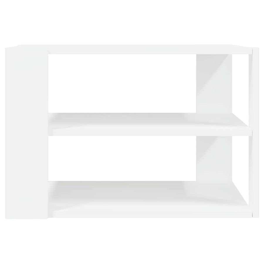 Coffee Table White 58x58x40 cm Engineered Wood