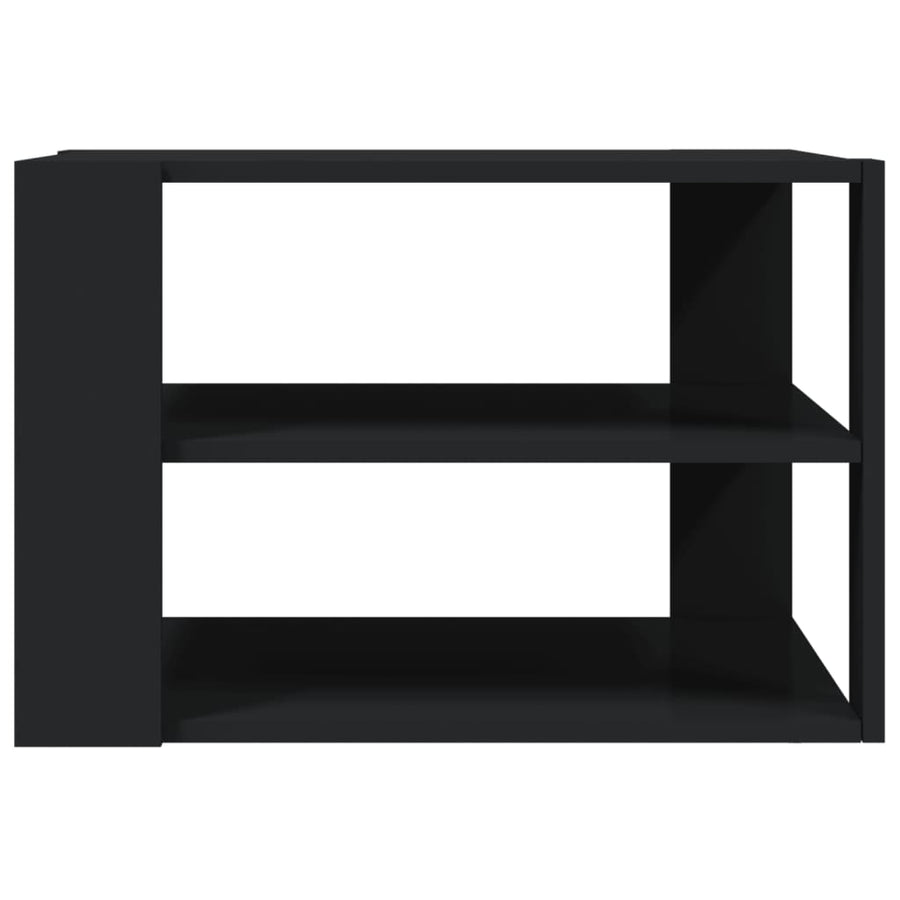 Coffee Table Black 58x58x40 cm Engineered Wood