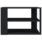 Coffee Table Black 58x58x40 cm Engineered Wood