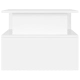 Coffee Table White 90x55x42.5 cm Engineered Wood - 45-Degree Angle