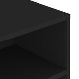 Coffee Table Black 90x55x42.5 cm Engineered Wood - Close-Up Angle