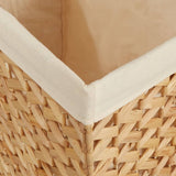 Laundry Baskets 2 pcs Water Hyacinth - Extra Image