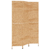 Room Divider 3-Panel 122x180 cm Water Hyacinth - Rear View