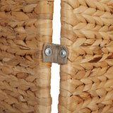 Room Divider 3-Panel 122x180 cm Water Hyacinth - Close-Up Angle