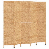 Room Divider 5-Panel 205x180 cm Water Hyacinth - Front View