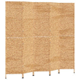 Room Divider 5-Panel 205x180 cm Water Hyacinth - Rear View