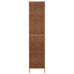 Room Divider 5-Panel Brown 205x180 cm Water Hyacinth