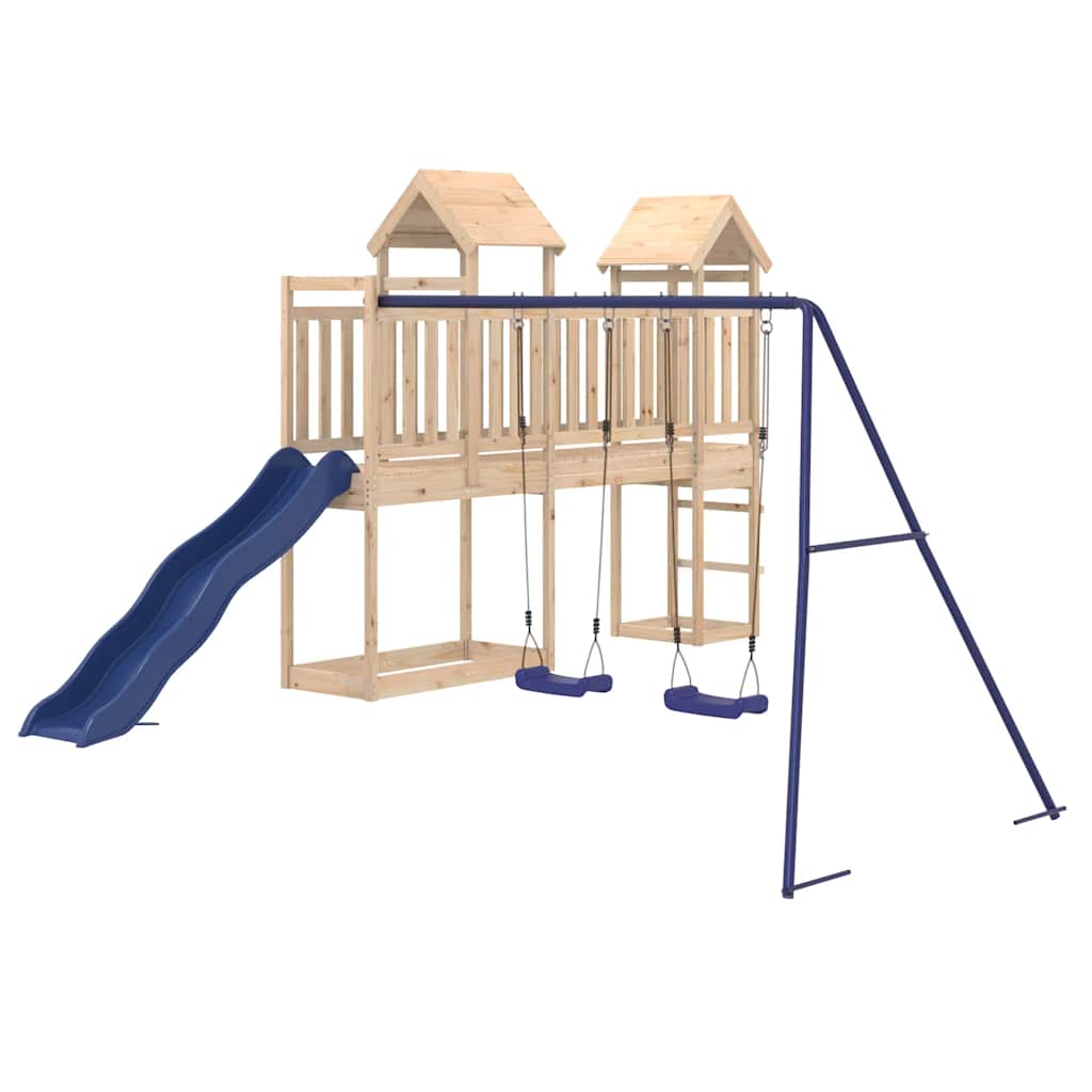 Outdoor Playset Solid Wood Pine