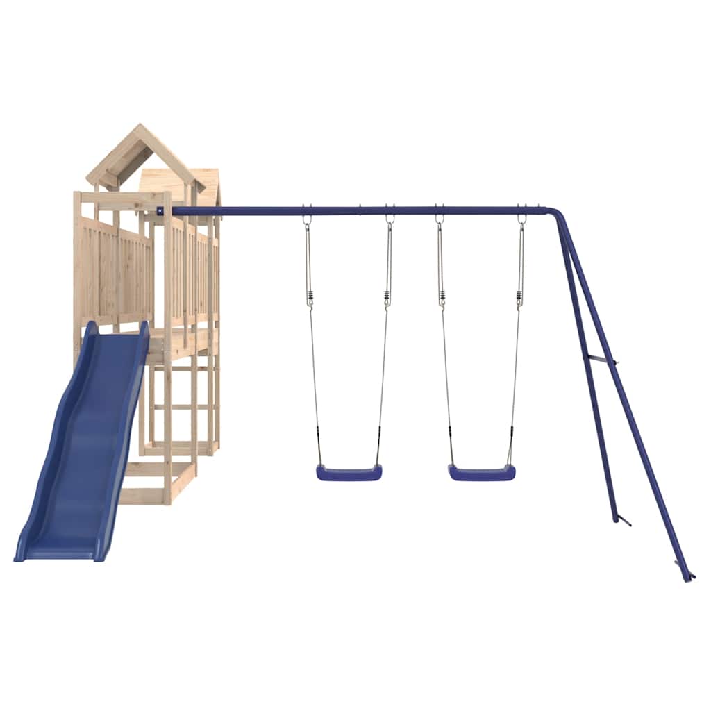 Outdoor Playset Solid Wood Pine