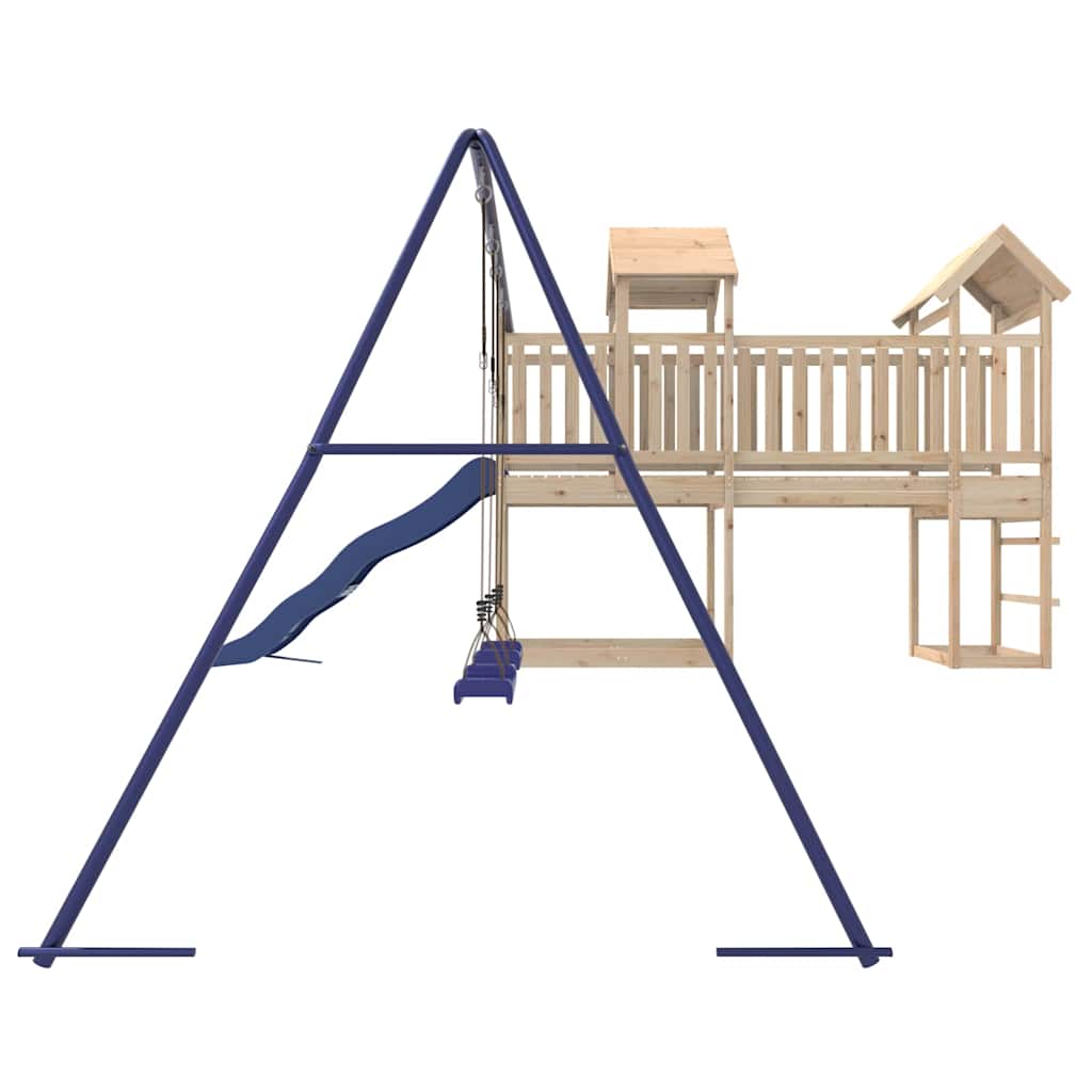 Outdoor Playset Solid Wood Pine