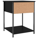 Bedside Tables 2 pcs Black 44x45x58 cm Engineered Wood - Extra Image