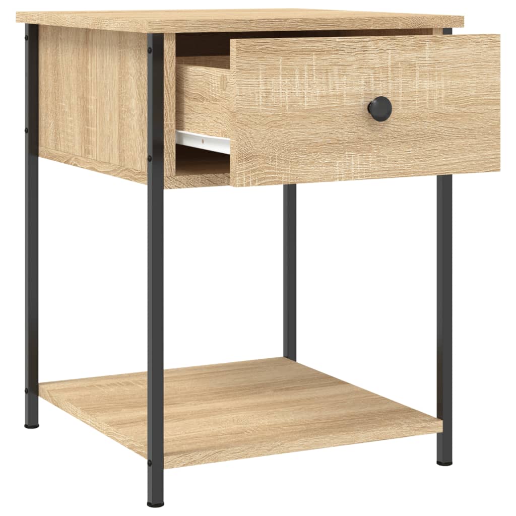 Bedside Table Sonoma Oak 44x45x58 cm Engineered Wood