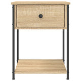 Bedside Table Sonoma Oak 44x45x58 cm Engineered Wood