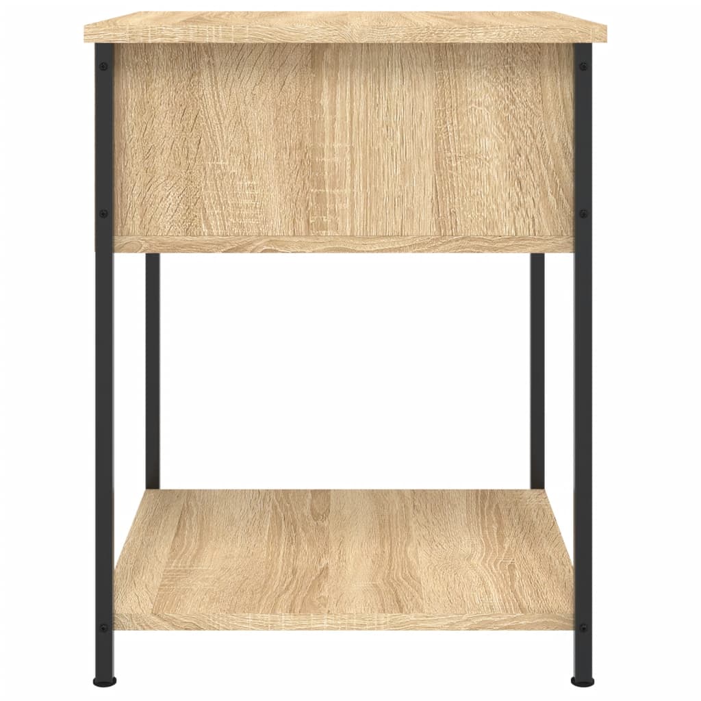 Bedside Table Sonoma Oak 44x45x58 cm Engineered Wood