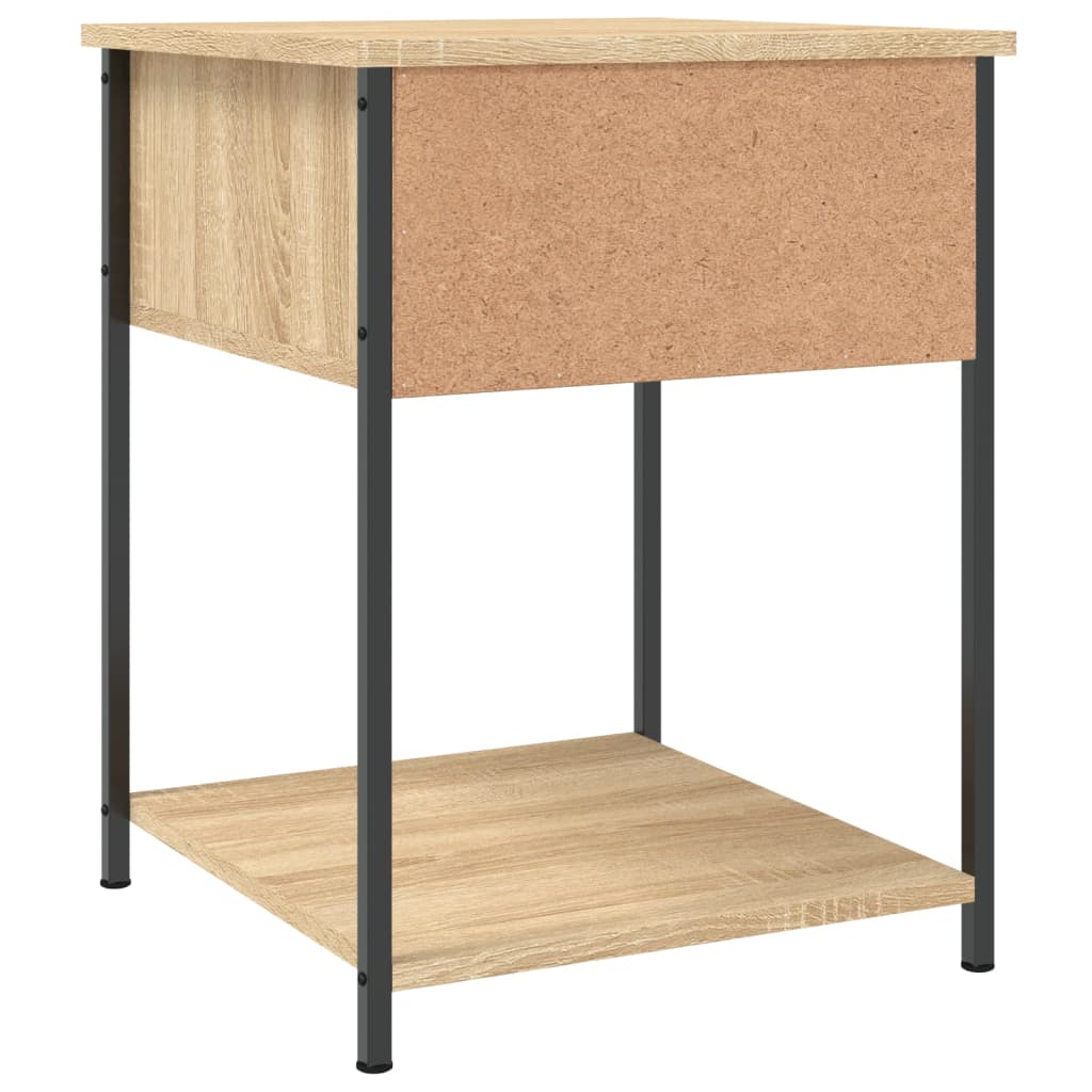 Bedside Table Sonoma Oak 44x45x58 cm Engineered Wood