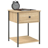 Bedside Tables 2 pcs Sonoma Oak 44x45x58 cm Engineered Wood - Top-Down View