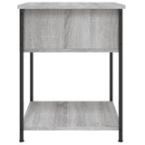 Bedside Table Grey Sonoma 44x45x58 cm Engineered Wood - Close-Up Angle