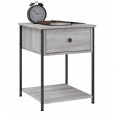 Bedside Tables 2 pcs Grey Sonoma 44x45x58 cm Engineered Wood - Top-Down View