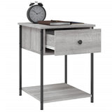 Bedside Tables 2 pcs Grey Sonoma 44x45x58 cm Engineered Wood - 45-Degree Angle