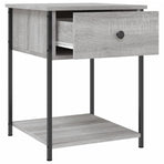 Bedside Tables 2 pcs Grey Sonoma 44x45x58 cm Engineered Wood
