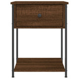 Bedside Tables 2 pcs Brown Oak 44x45x58 cm Engineered Wood
