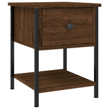 Bedside Tables 2 pcs Brown Oak 34x35.5x45 cm Engineered Wood