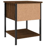 Bedside Tables 2 pcs Brown Oak 34x35.5x45 cm Engineered Wood - Extra Image