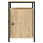 Bedside Cabinet Sonoma Oak 40x42x60 cm Engineered Wood