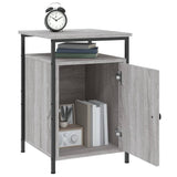 Bedside Cabinet Grey Sonoma 40x42x60 cm Engineered Wood