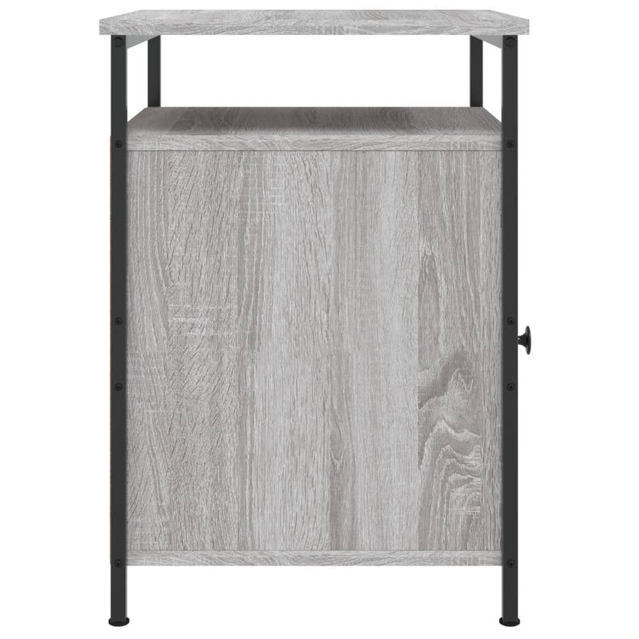 Bedside Cabinet Grey Sonoma 40x42x60 cm Engineered Wood