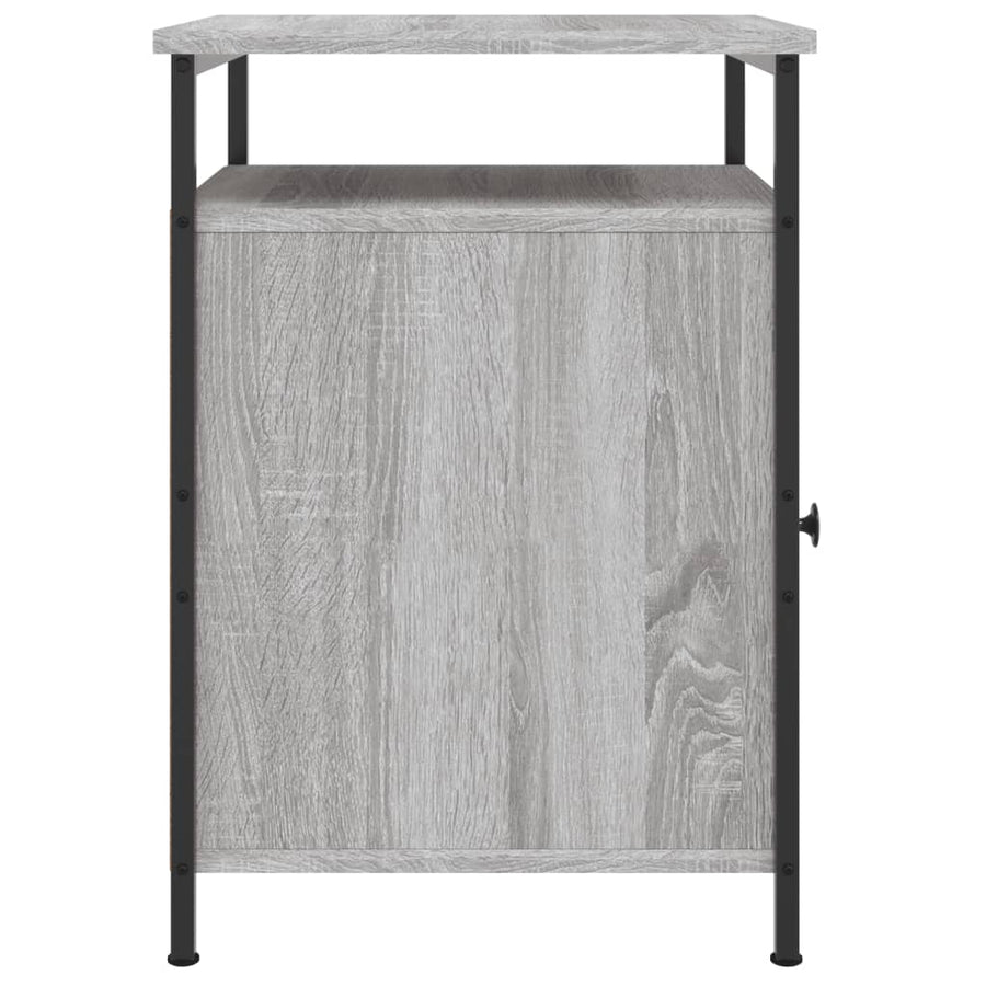 Bedside Cabinets 2 pcs Grey Sonoma 40x42x60 cm Engineered Wood