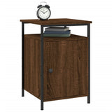 Bedside Cabinets 2 pcs Brown Oak 40x42x60 cm Engineered Wood - Top-Down View