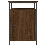 Bedside Cabinets 2 pcs Brown Oak 40x42x60 cm Engineered Wood - Close-Up Angle