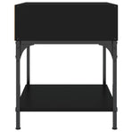 Bedside Tables 2 pcs Black 40x41x50 cm Engineered Wood