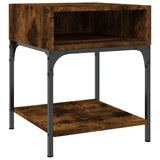 Bedside Tables 2 pcs Smoked Oak 40x41x50 cm Engineered Wood - Top-Down View