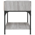 Bedside Table Grey Sonoma 40x41x50 cm Engineered Wood