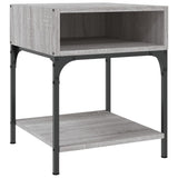 Bedside Tables 2 pcs Grey Sonoma 40x41x50 cm Engineered Wood - Top-Down View