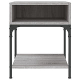 Bedside Tables 2 pcs Grey Sonoma 40x41x50 cm Engineered Wood - 45-Degree Angle