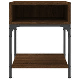 Bedside Tables 2 pcs Brown Oak 40x41x50 cm Engineered Wood