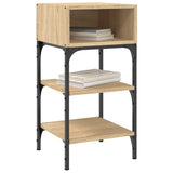 Bedside Tables 2 pcs Sonoma Oak 35x34.5x70 cm Engineered Wood - Side View