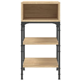 Bedside Tables 2 pcs Sonoma Oak 35x34.5x70 cm Engineered Wood - 45-Degree Angle