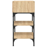 Bedside Tables 2 pcs Sonoma Oak 35x34.5x70 cm Engineered Wood - Rear View