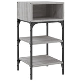 Bedside Tables 2 pcs Grey Sonoma 35x34.5x70 cm Engineered Wood - Top-Down View