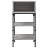 Bedside Tables 2 pcs Grey Sonoma 35x34.5x70 cm Engineered Wood - 45-Degree Angle