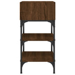 Bedside Tables 2 pcs Brown Oak 35x34.5x70 cm Engineered Wood
