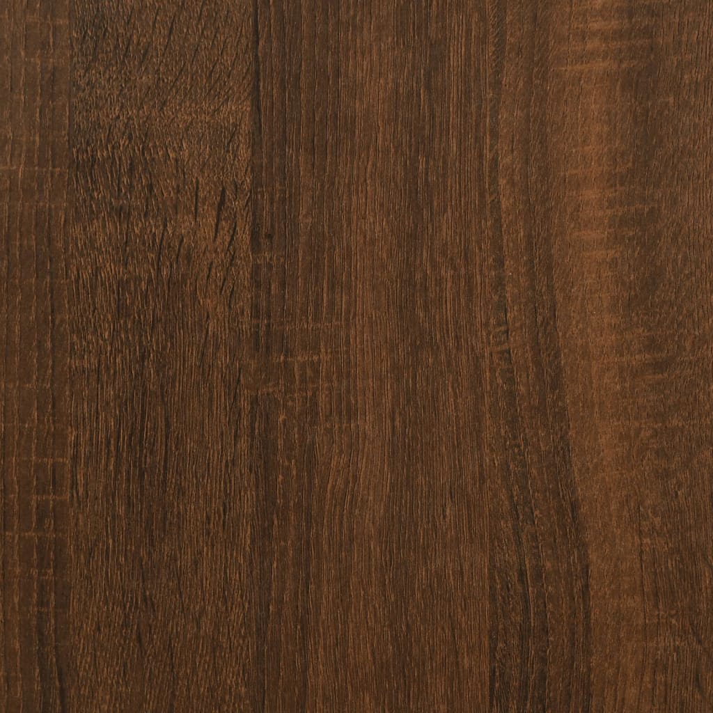 Bedside Tables 2 pcs Brown Oak 35x34.5x70 cm Engineered Wood