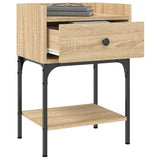 Bedside Tables 2 pcs Sonoma Oak 40.5x31x60 cm Engineered Wood - Top-Down View