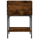 Bedside Tables 2 pcs Smoked Oak 40.5x31x60 cm Engineered Wood