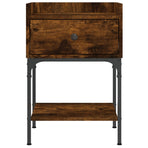 Bedside Tables 2 pcs Smoked Oak 40.5x31x60 cm Engineered Wood